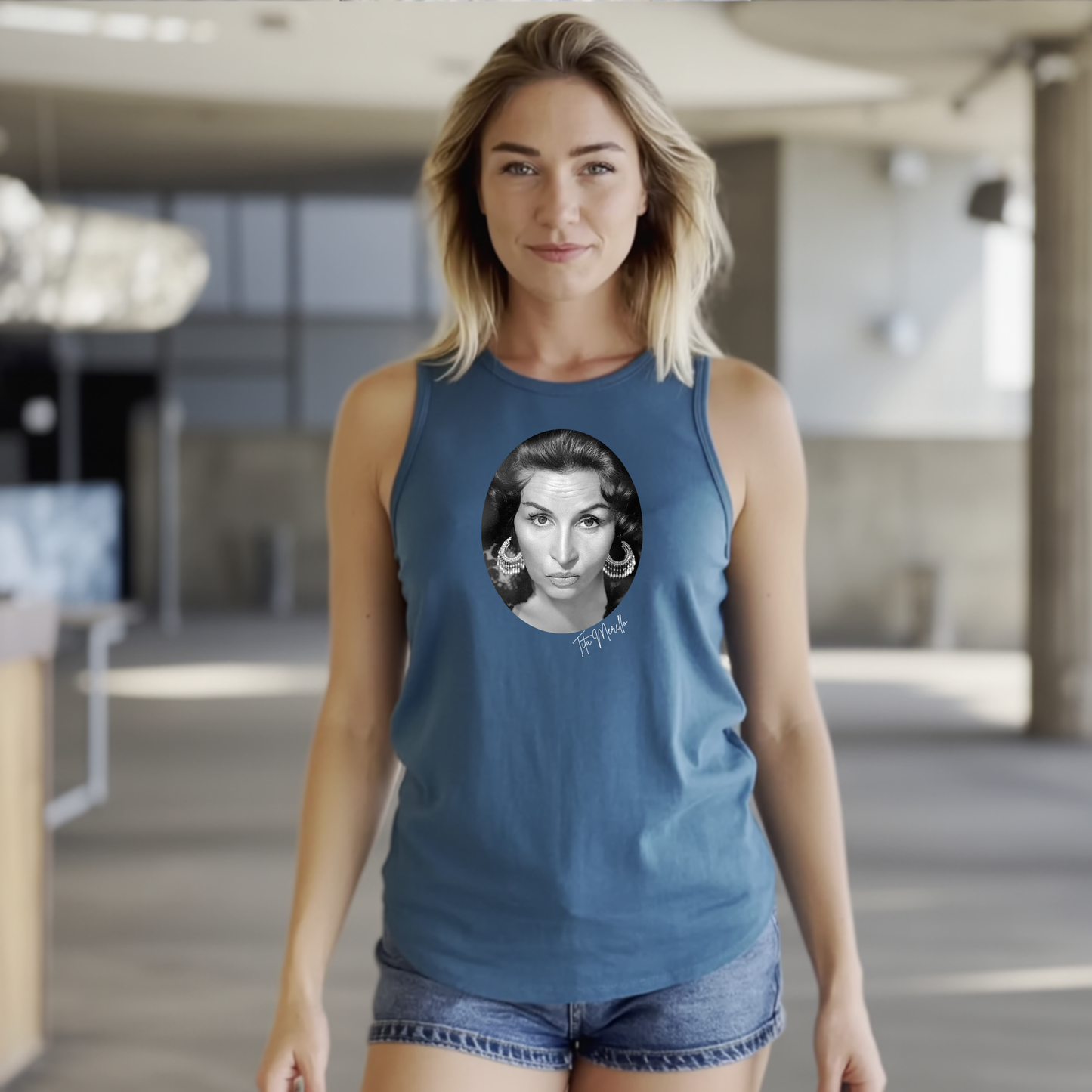Women’s Sleeveless Tank Top – Tita de Buenos Aires - Tribute Design