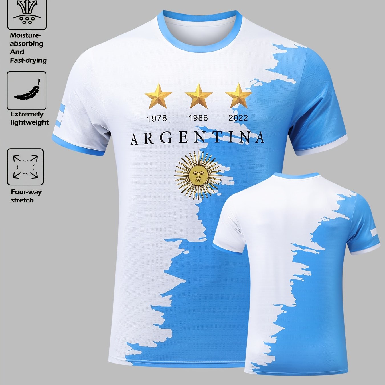 Men’s Quick-Dry Football Jersey – Breathable Training & Casual Wear -