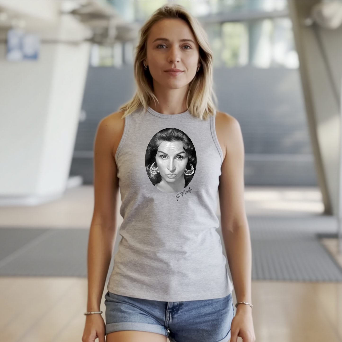 Women’s Sleeveless Tank Top – Tita de Buenos Aires - Tribute Design