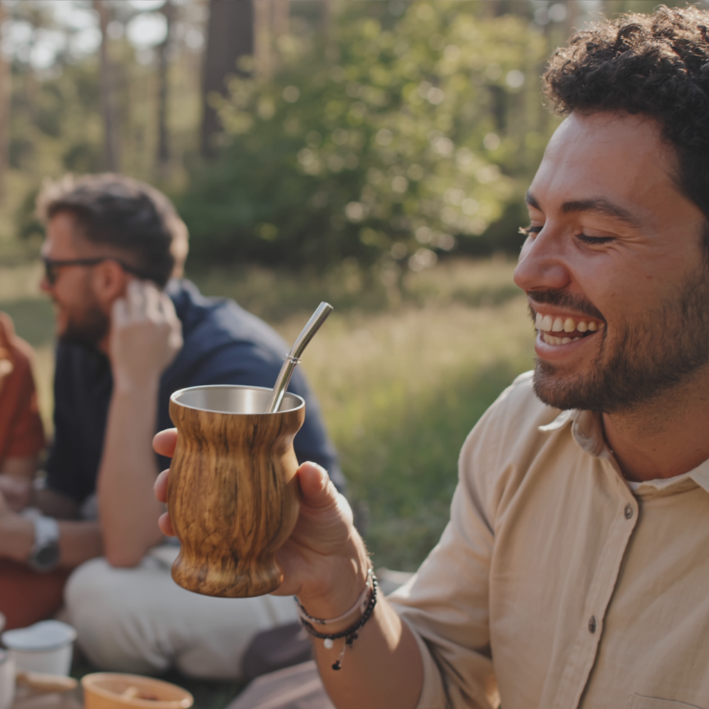 Stainless Steel Yerba Mate Cup Set – Double-Walled + Bombilla