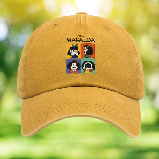 Mafalda Baseball Cap | Argentine Comic Icon Adjustable Hat