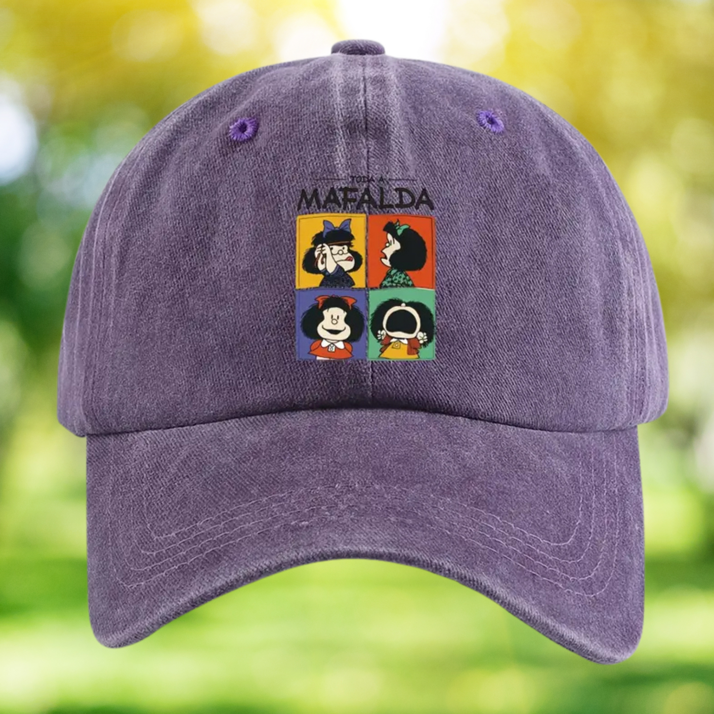 Mafalda Baseball Cap | Argentine Comic Icon Adjustable Hat