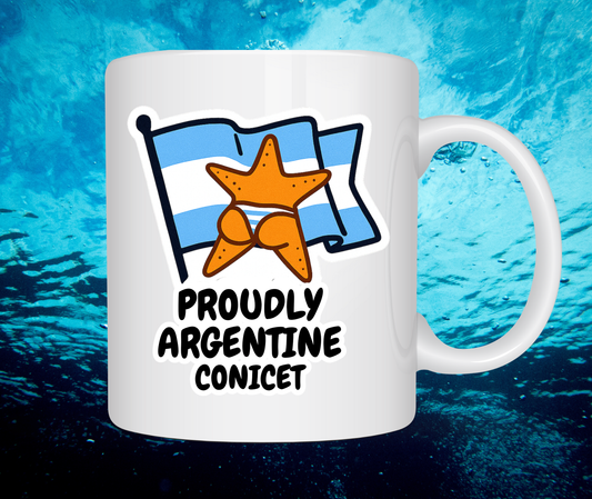 Proudly Argentine – CONICET Starfish Mug (Mar del Plata Deep Sea Discovery)