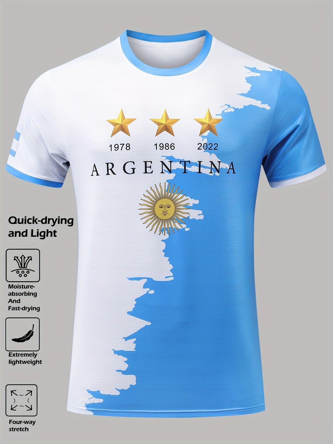 Men’s Quick-Dry Football Jersey – Breathable Training & Casual Wear -