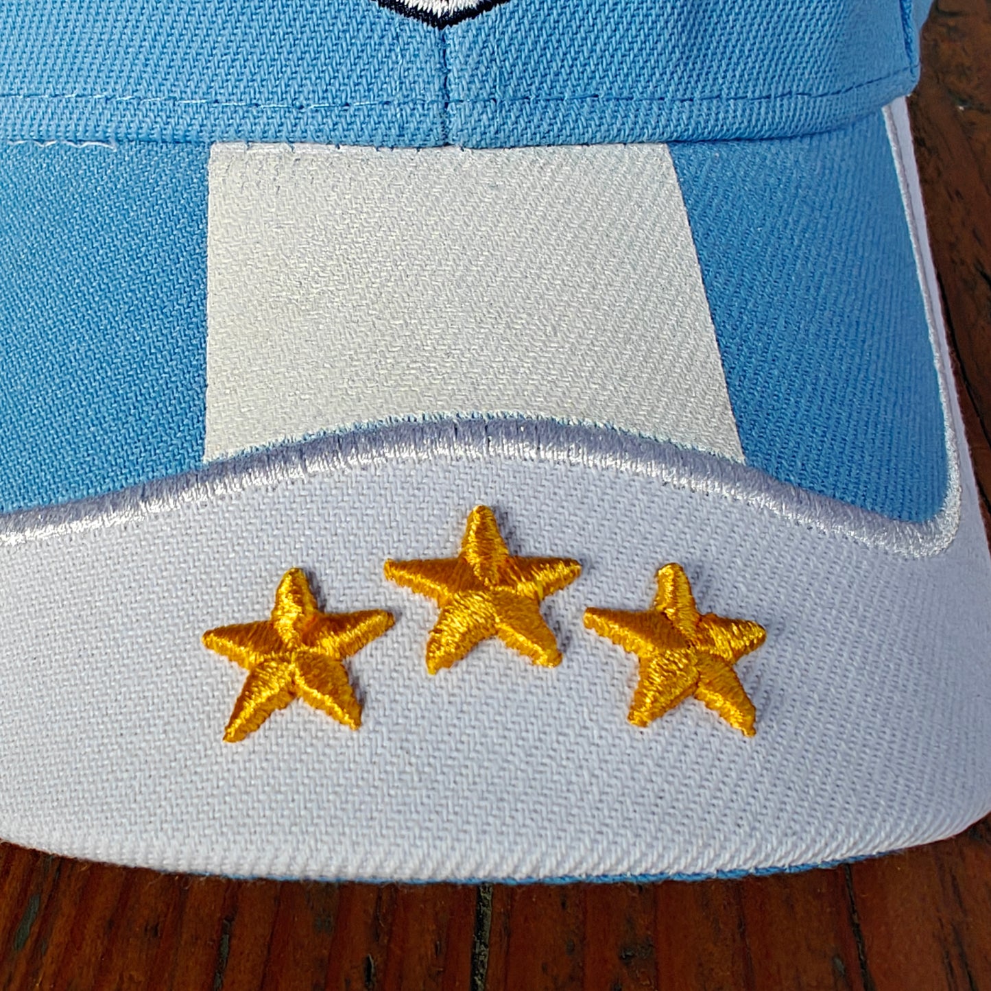 Argentina Flag Cap – Embroidered Crest & Three Stars | Soccer Champions Hat