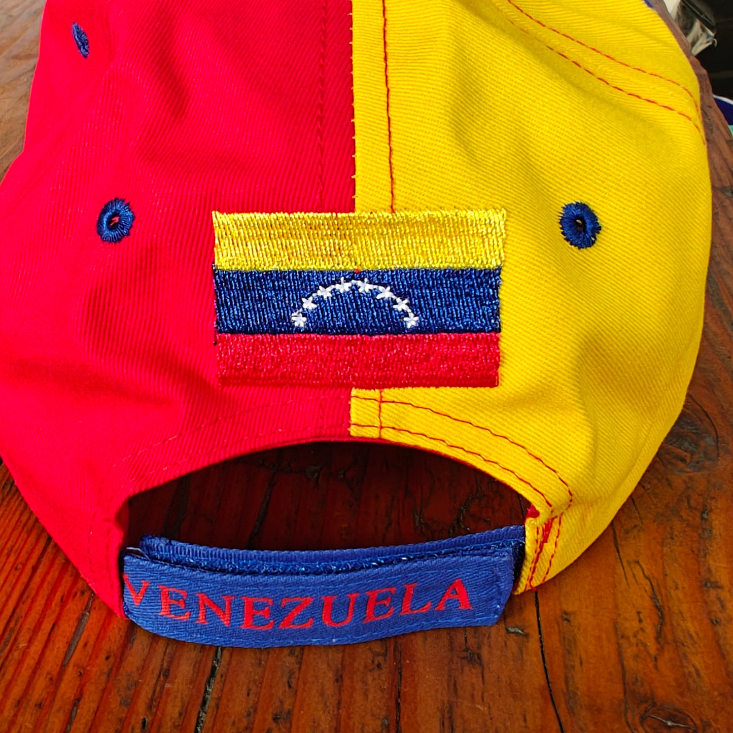Venezuelan Tricolor Cap – Embroidered Coat of Arms & Stars | National Pride Hat