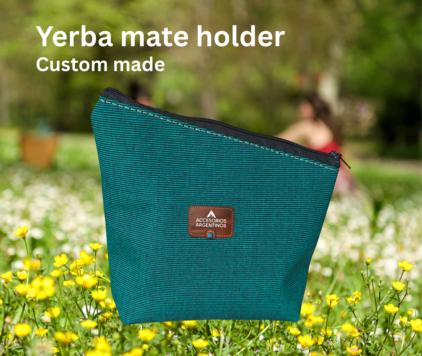 Custom Yerba Mate Holder Bag – Handmade Storage Pouch for Mate – Travel-Friendly & Durable