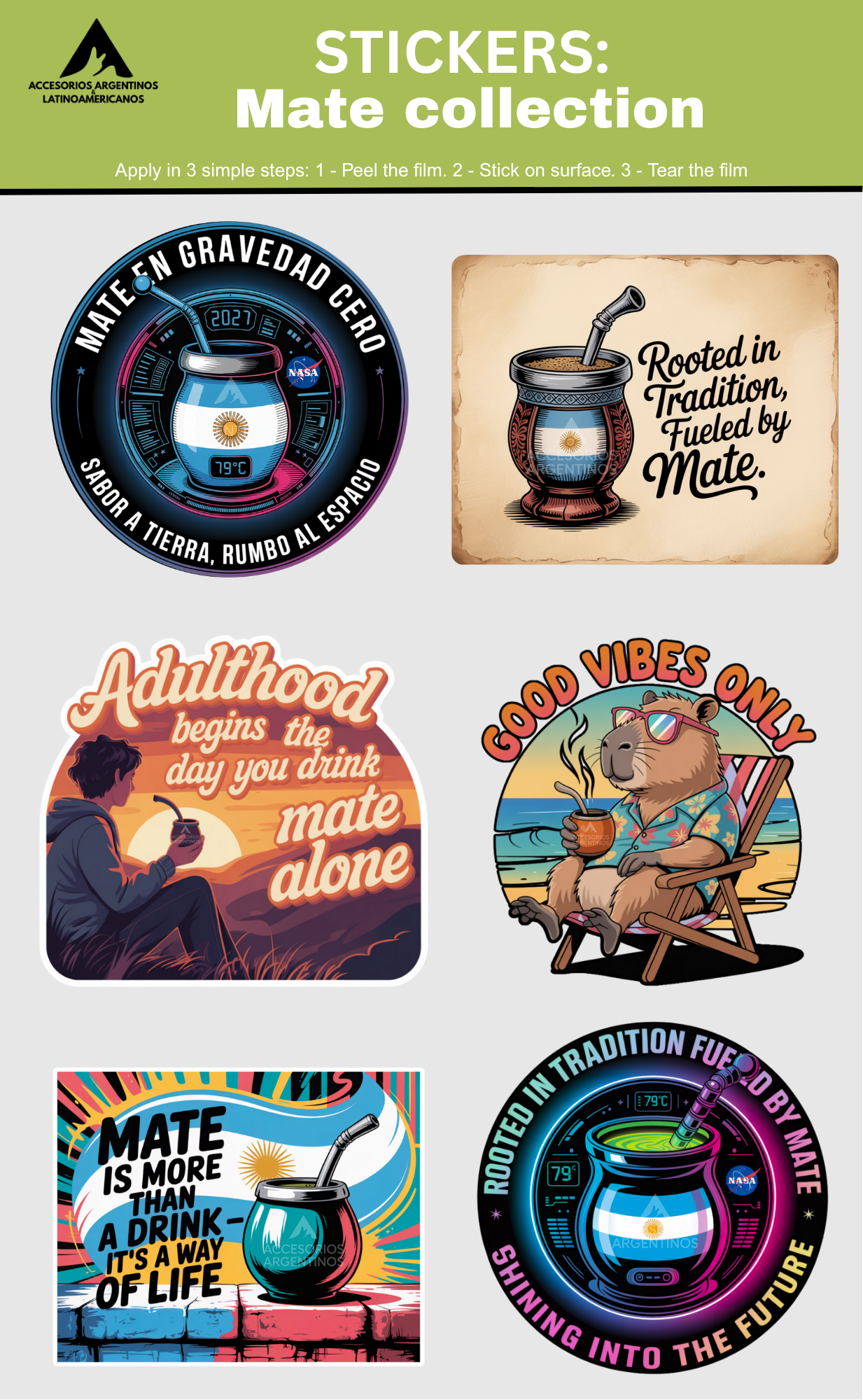 Mate collection Stickers