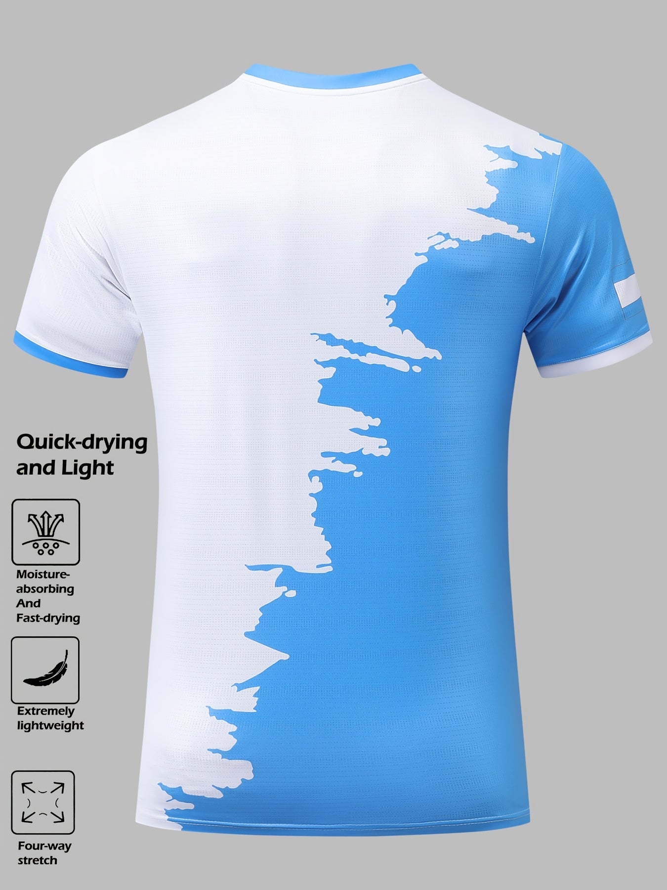Men’s Quick-Dry Football Jersey – Breathable Training & Casual Wear -