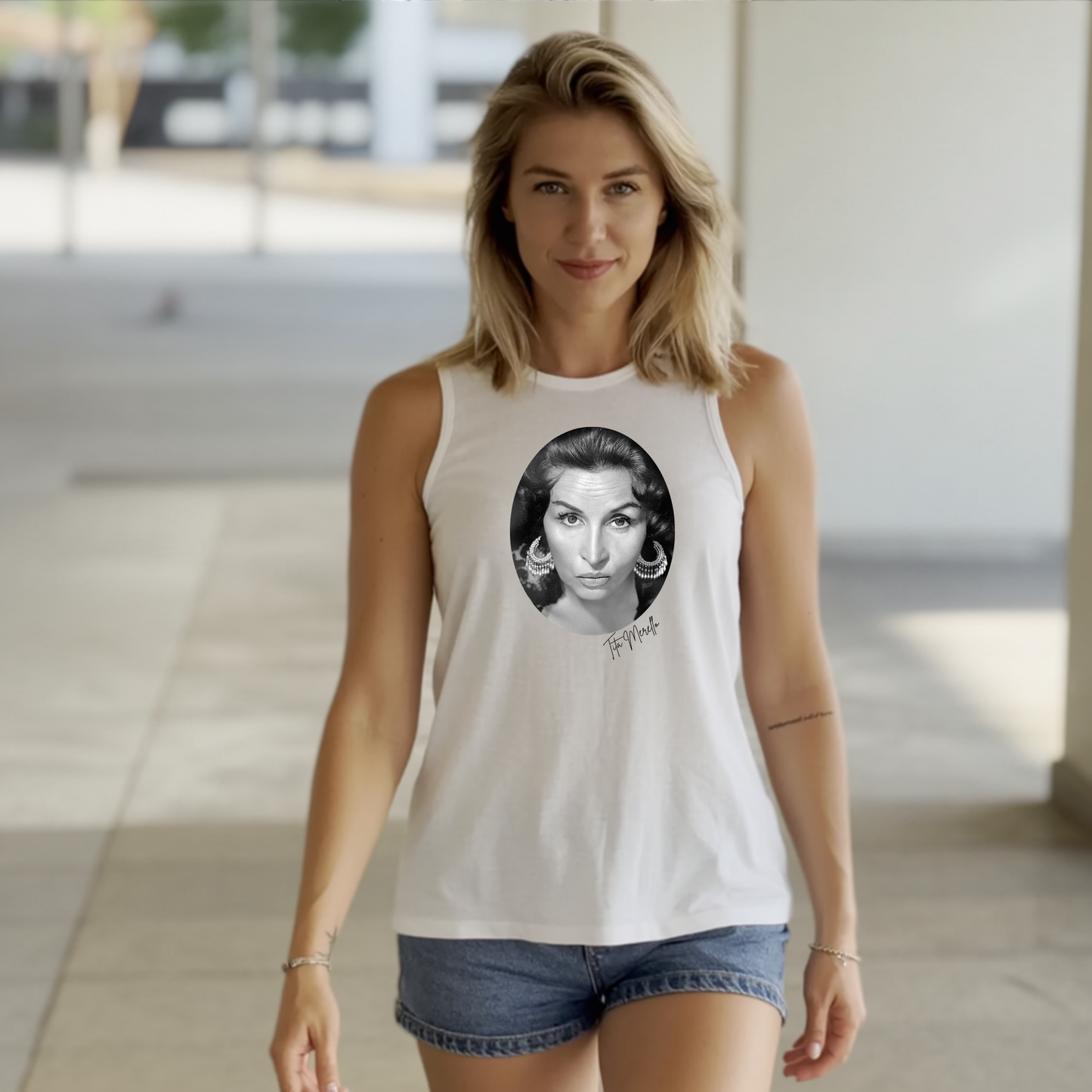 Women’s Sleeveless Tank Top – Tita de Buenos Aires - Tribute Design